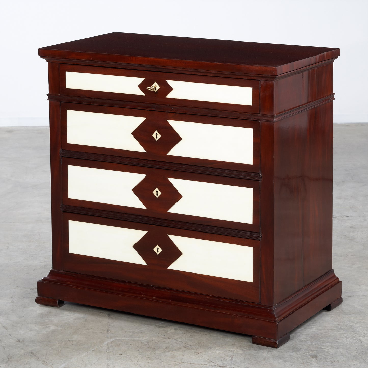 Danish Empire Chest of Drawers