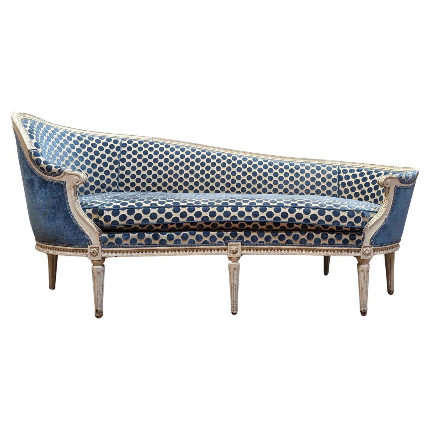 French Chaise Longue Louis XVI
