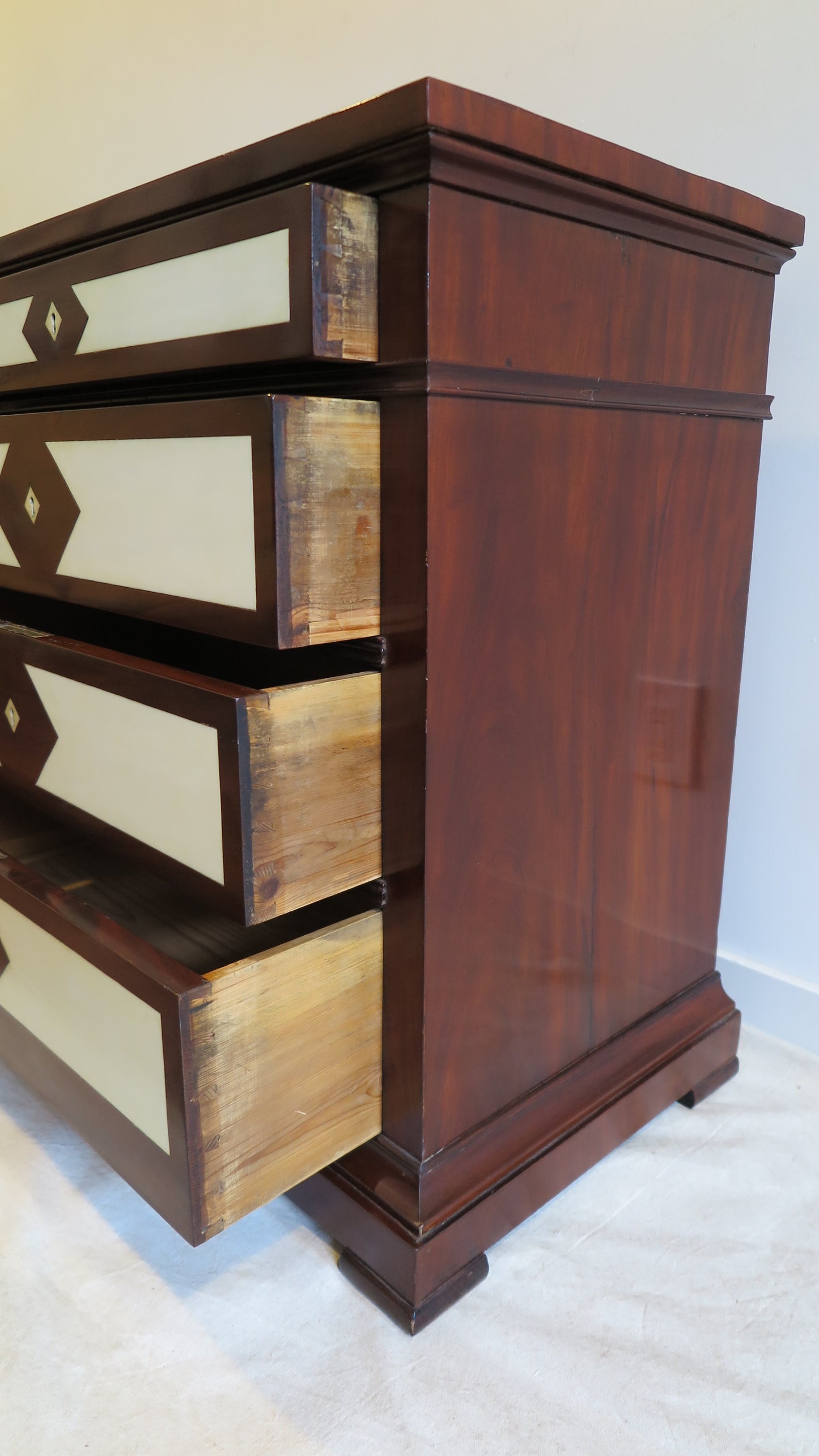 Danish Empire Chest of Drawers