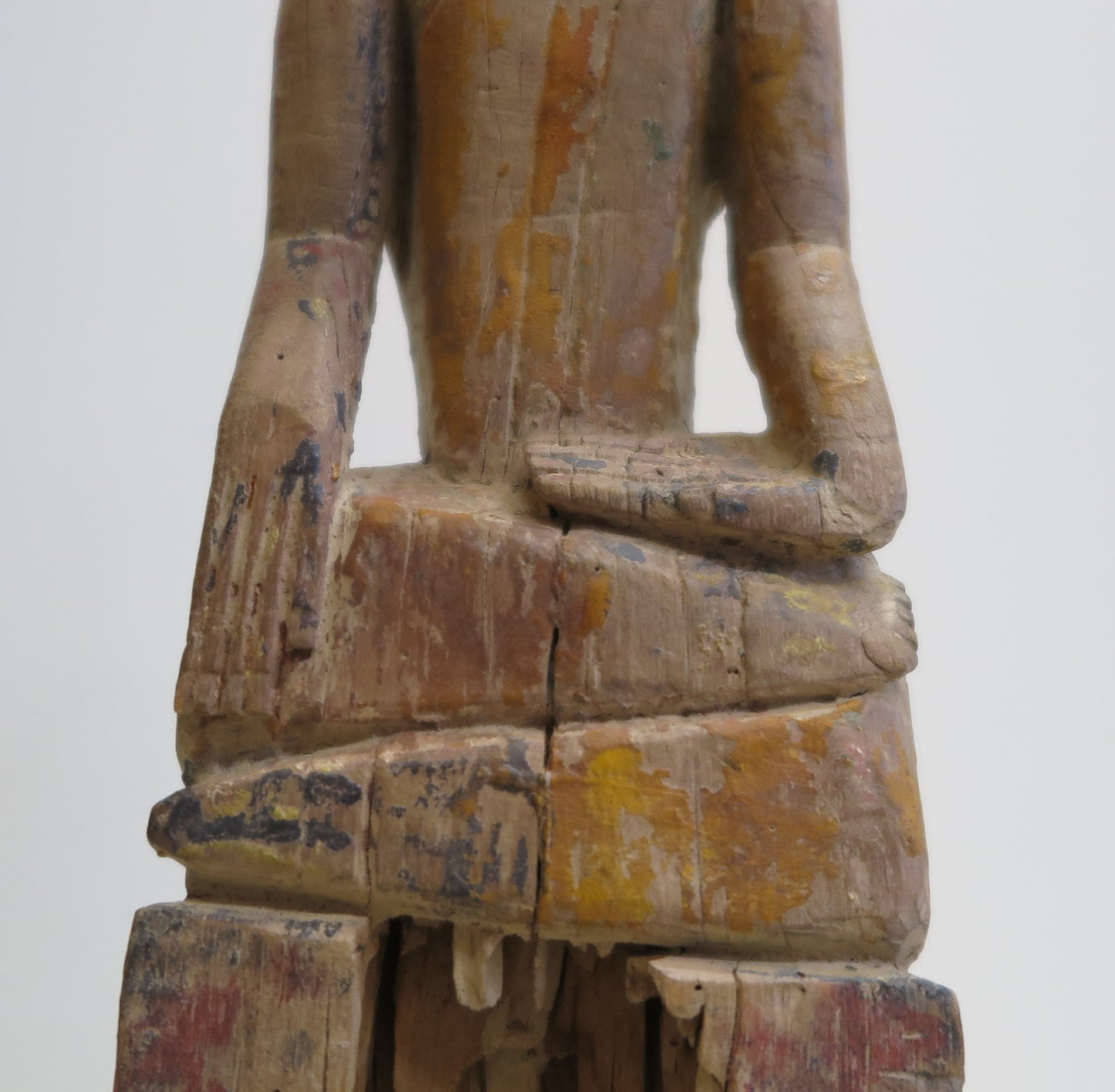 Antique Laos Buddha Statue