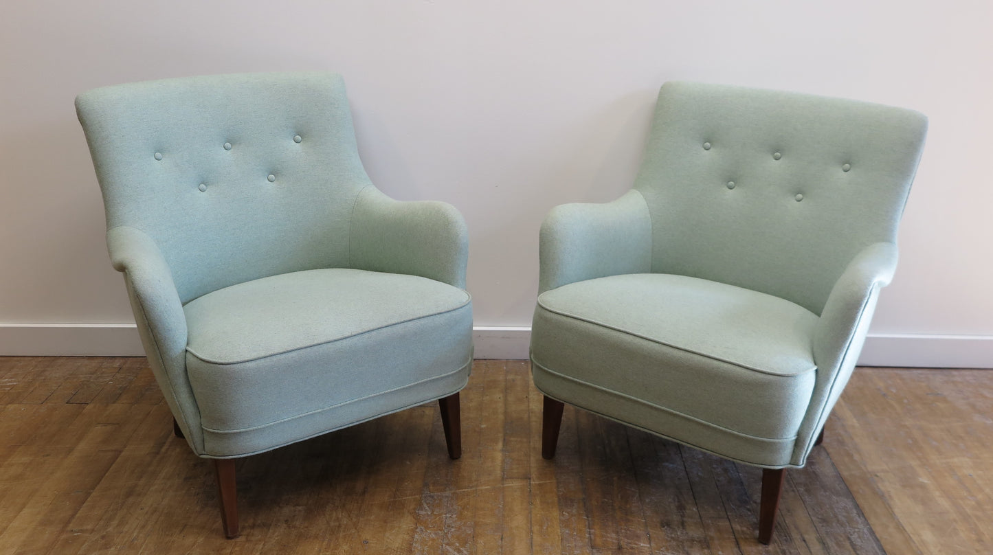 Peter Hvidt & Orla Mölgaard Nielsen Lounge Chairs model 1748