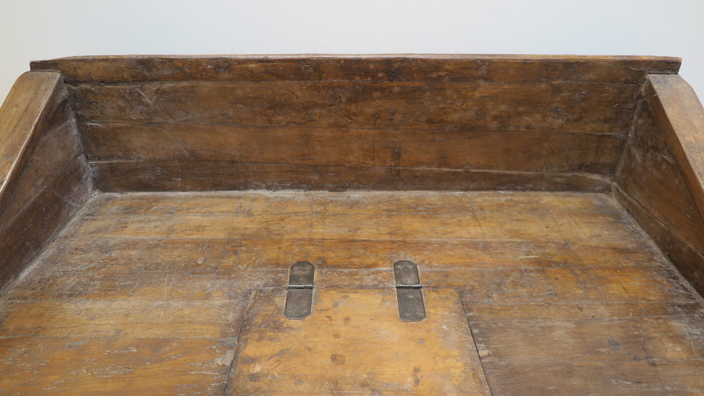 Antique Indian Bench Trunk