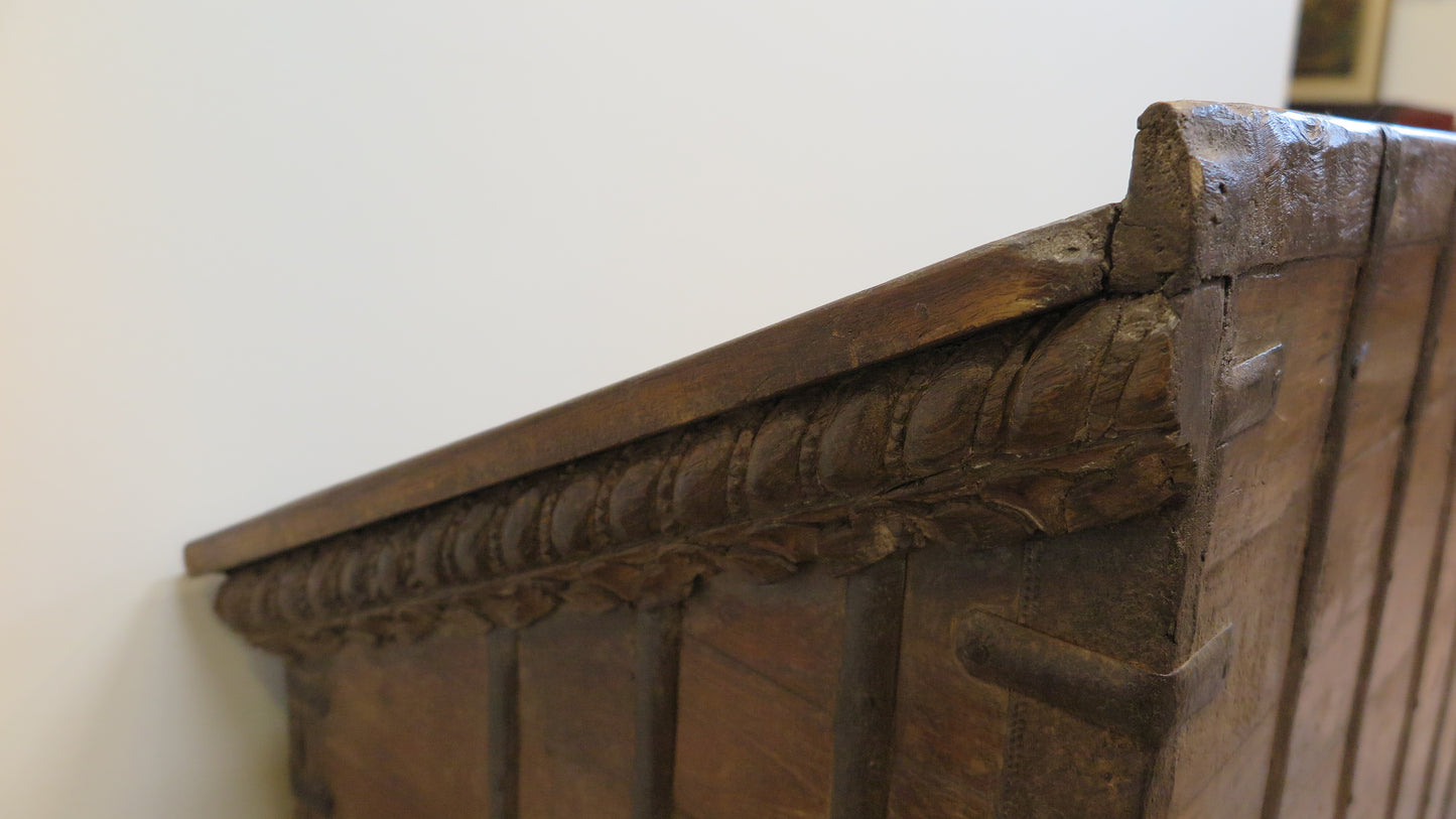 Antique Indian Bench Trunk