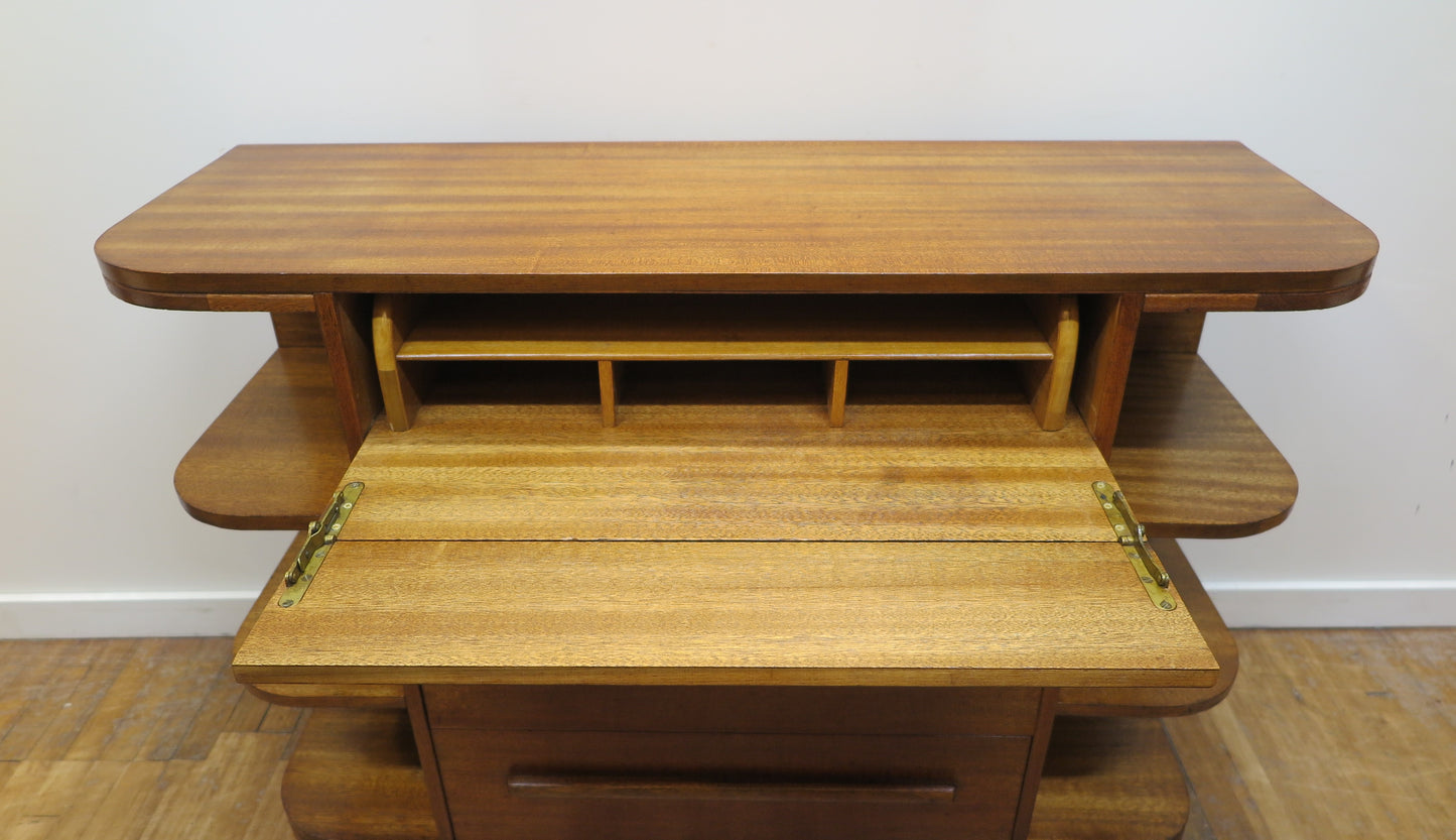 Mid Century Chest of Drawers with Secretary