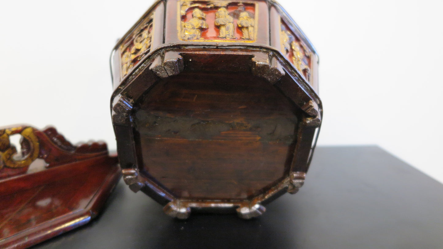 Antique Chinese Tea Pot Caddy