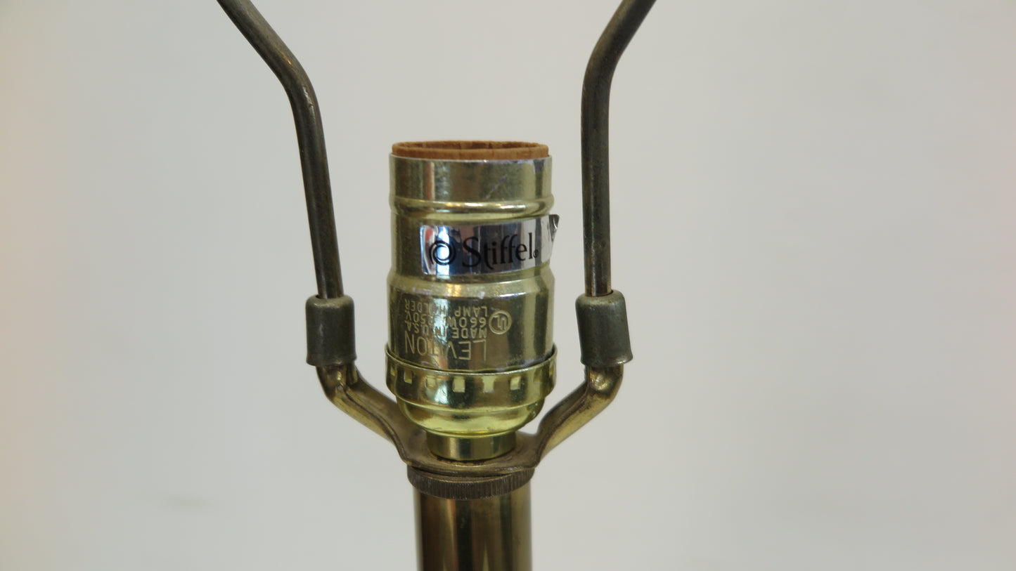 Mid Century Stiffel Brass Lamp
