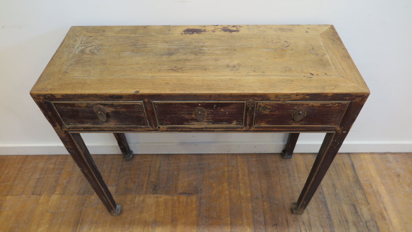 19th Century Rustic Chinese Console Table