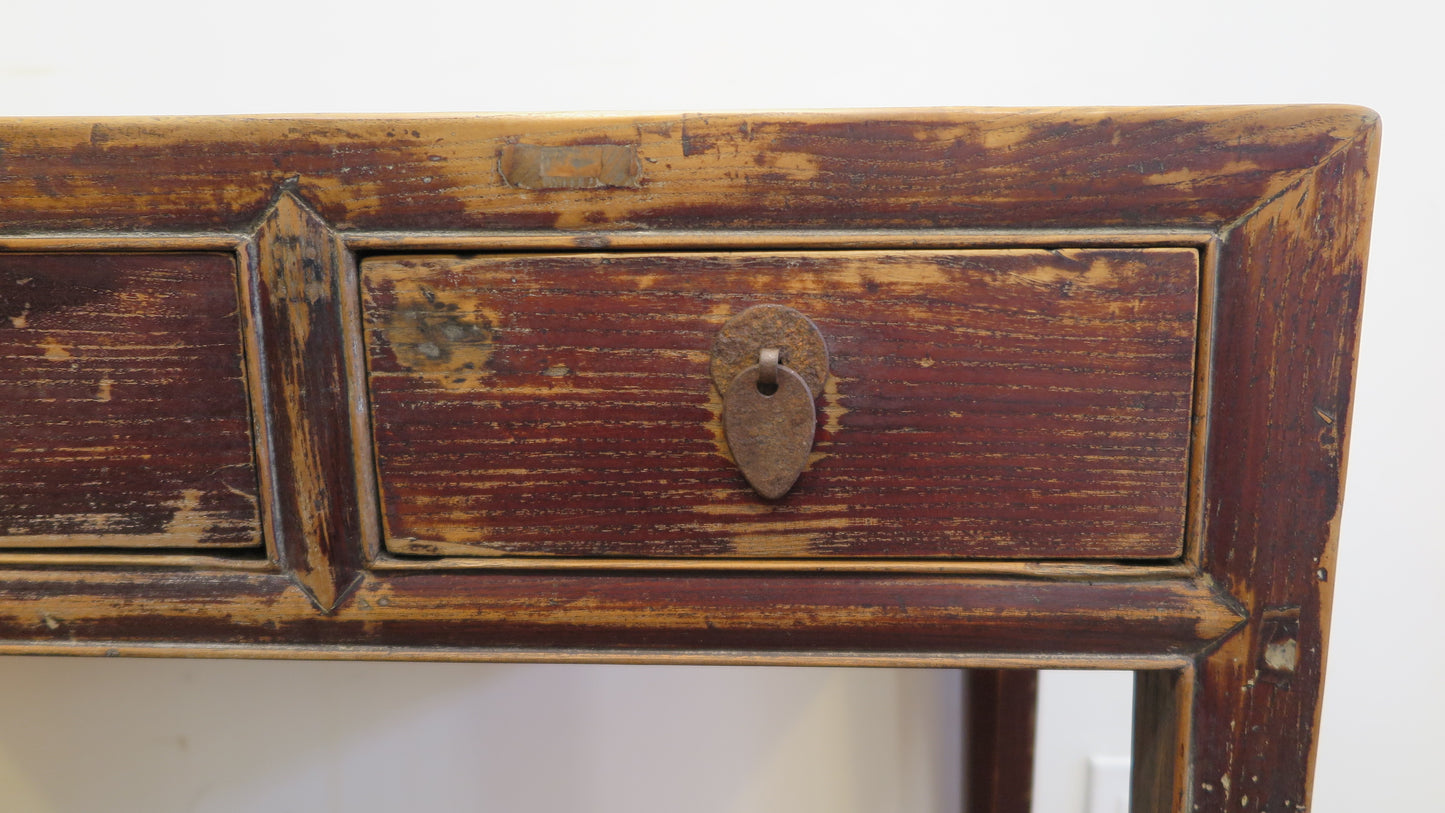 19th Century Rustic Chinese Console Table