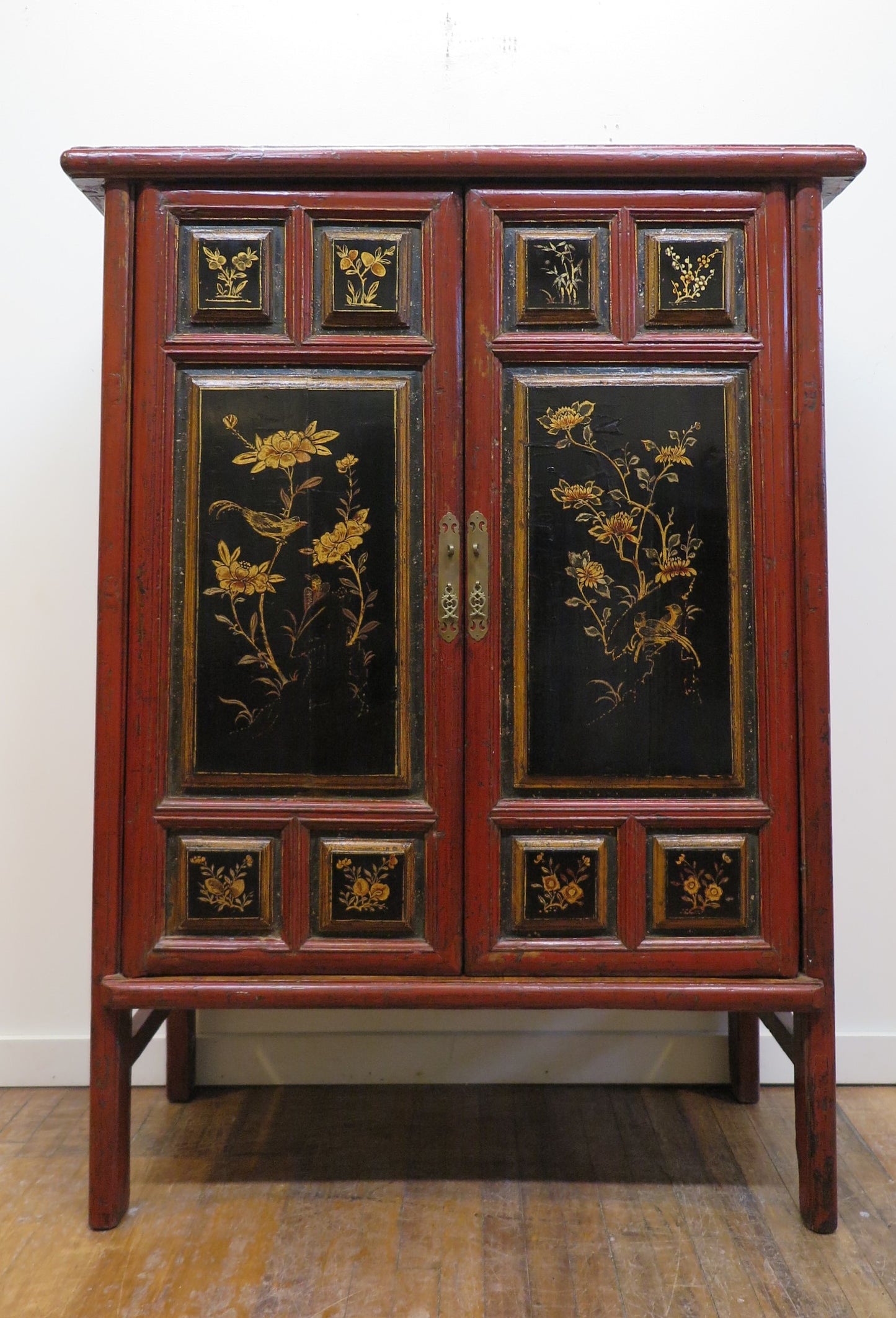 19th Century Tapered Chinese Cabinet