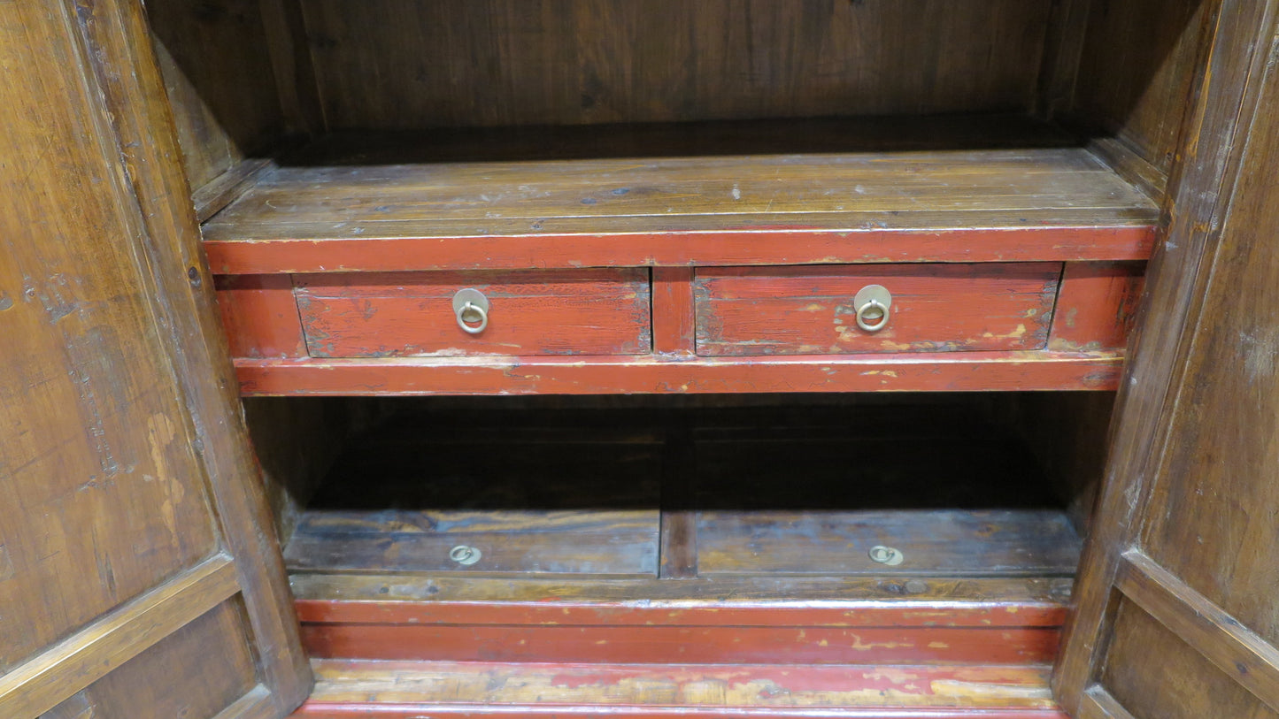 19th Century Tapered Chinese Cabinet