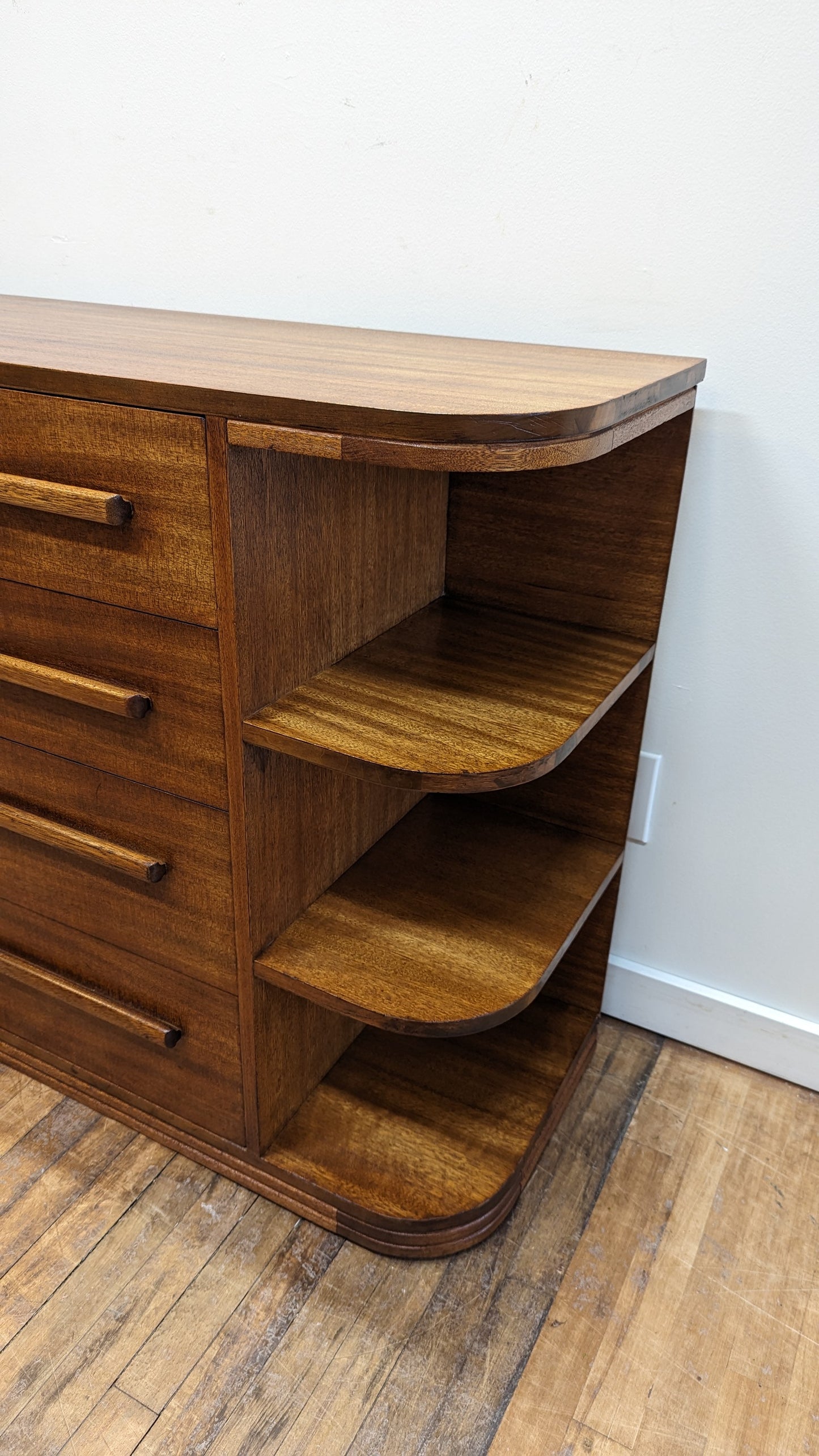 Mid Century Chest of Drawers with Secretary