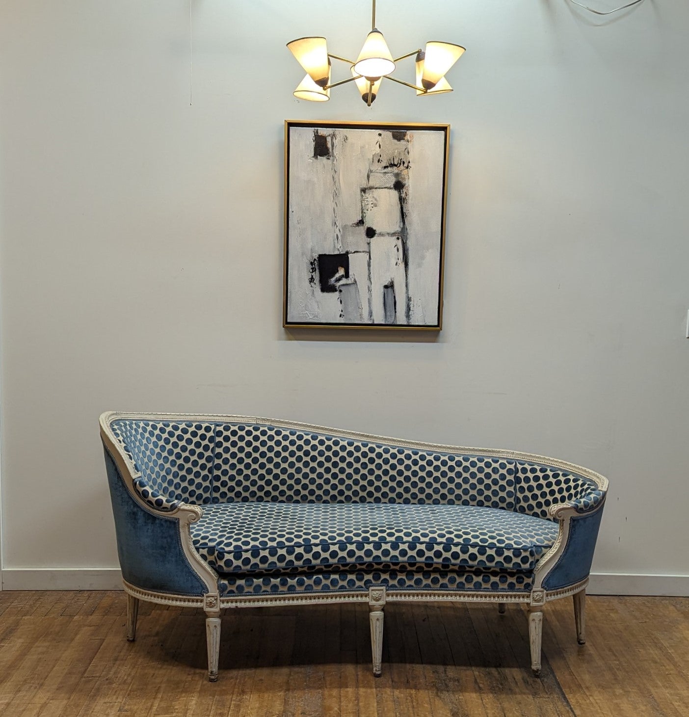 French Chaise Longue Louis XVI