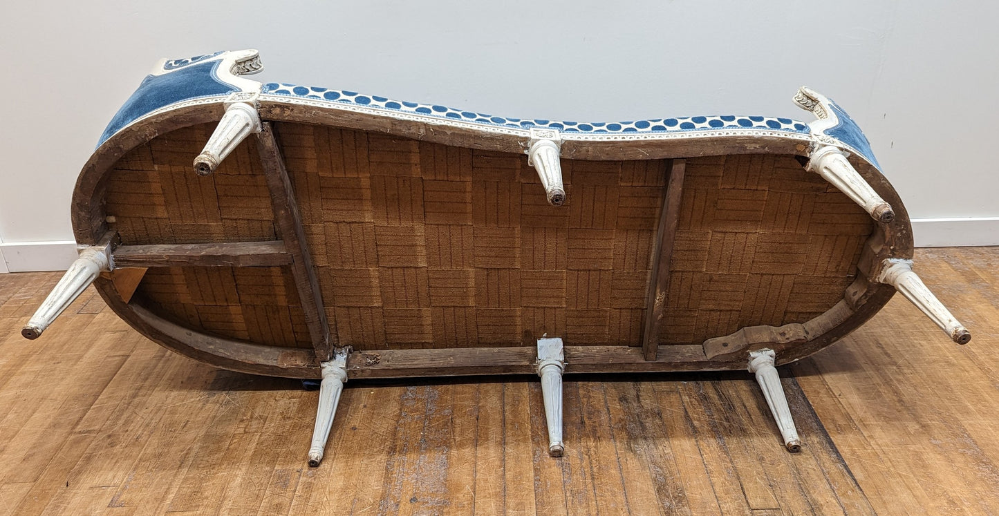 French Chaise Longue Louis XVI