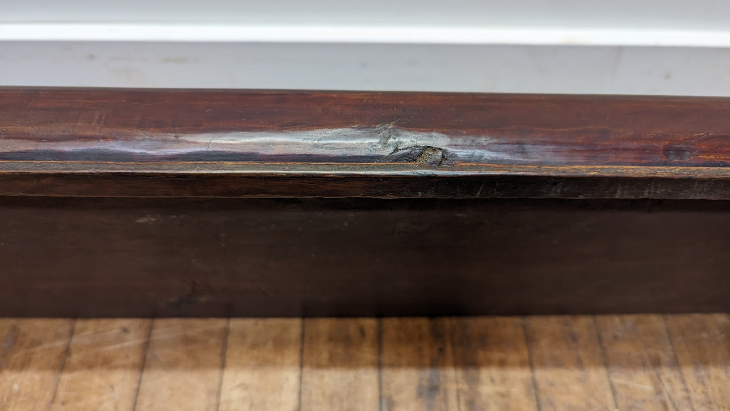 Antique Chinese Low Scroll Kang Table