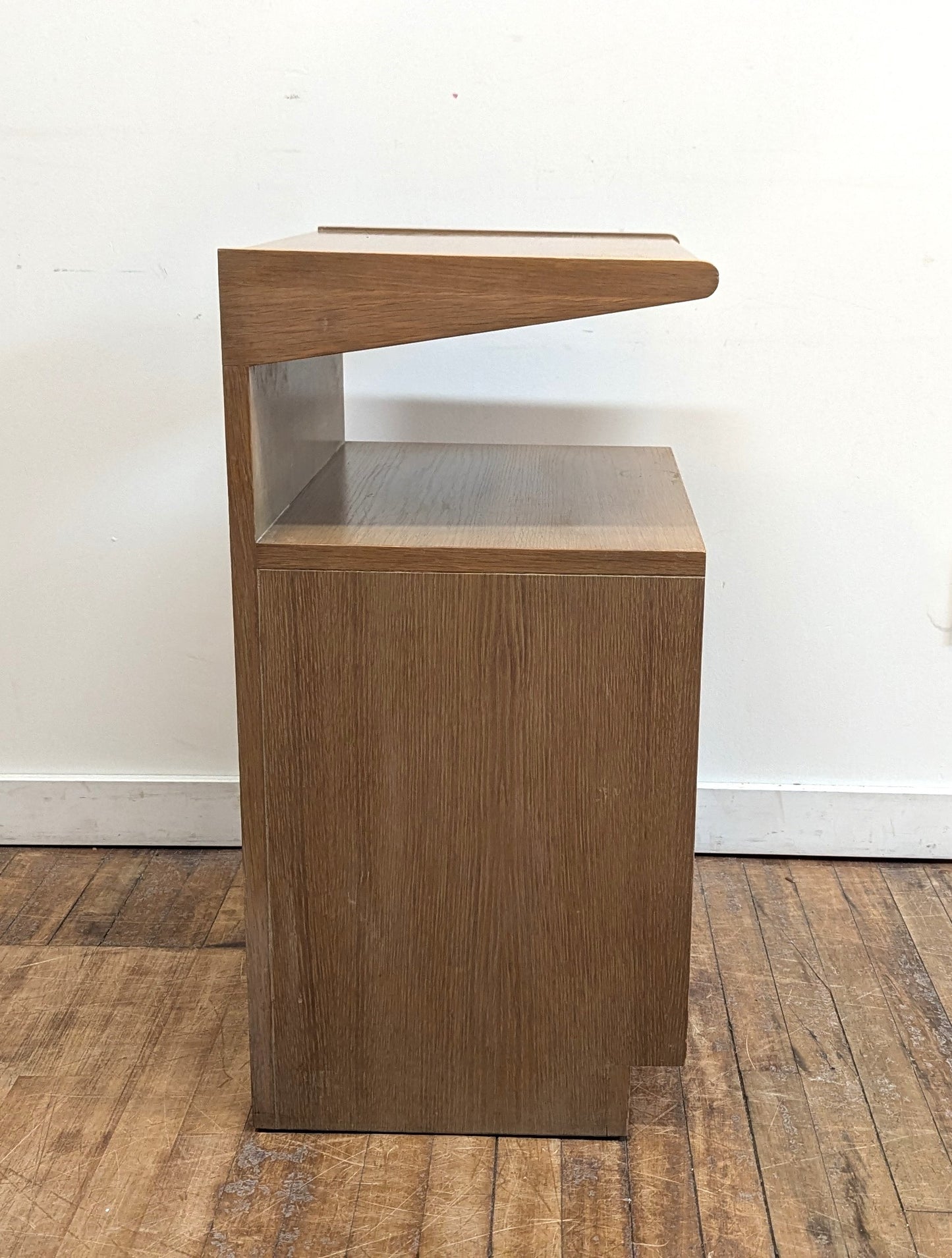 Mid Century Wedge Nightstand Side Table by Sligh