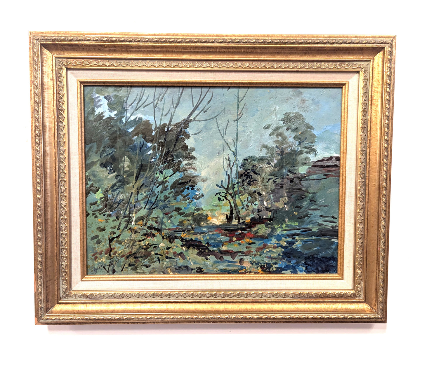 W. Carl Burger Painting "Woodlands"