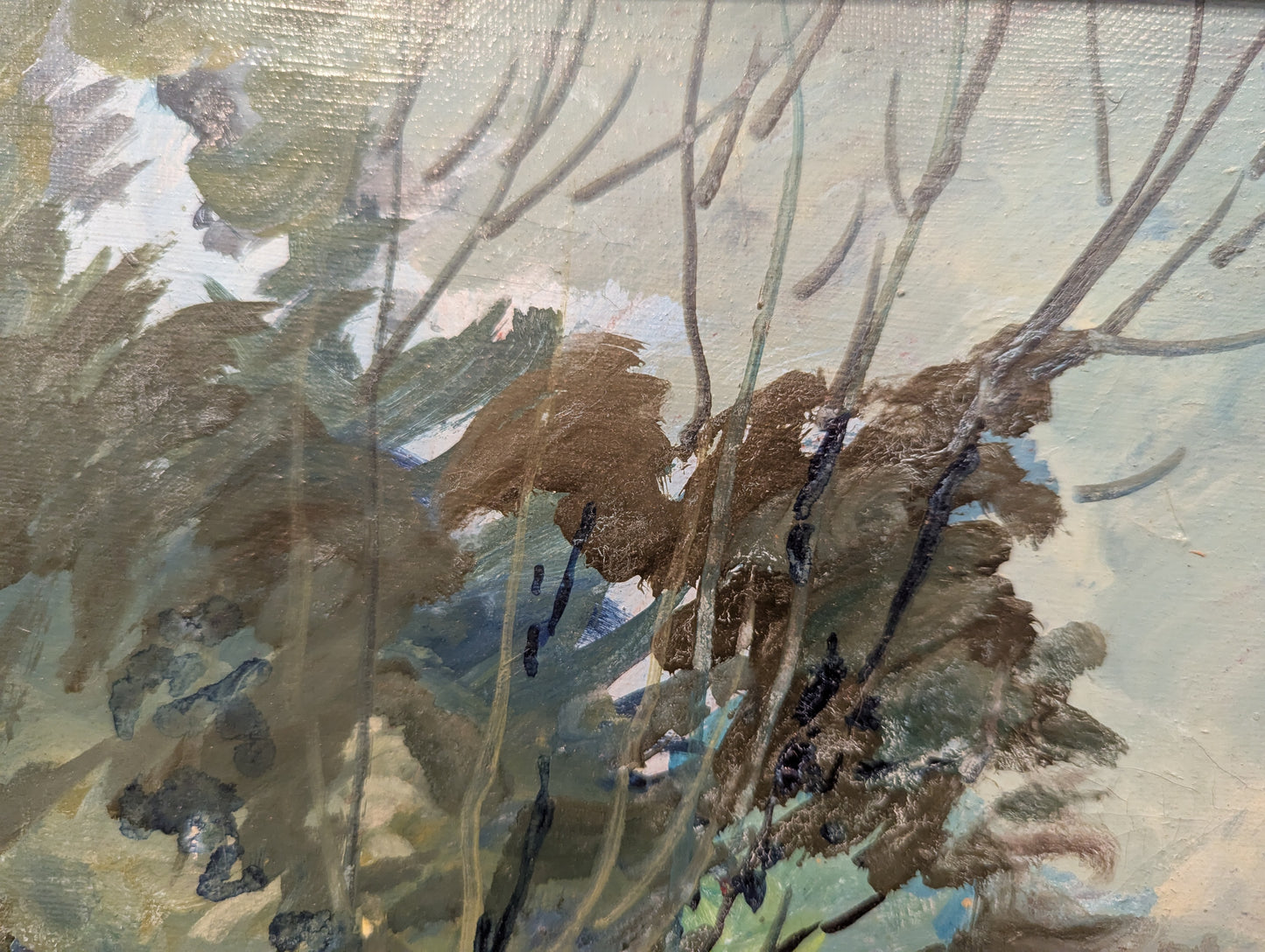 W. Carl Burger Painting "Woodlands"