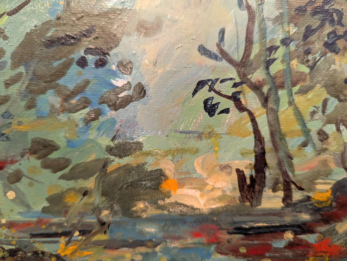 W. Carl Burger Painting "Woodlands"