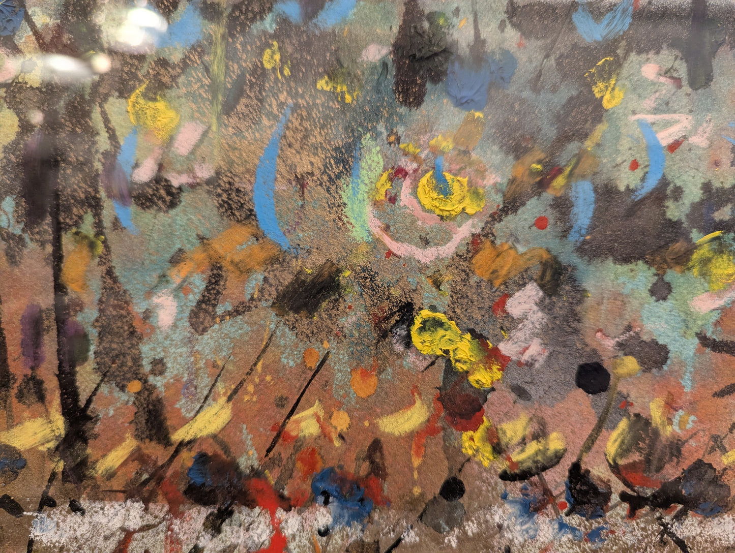 W. Carl Burger Painting "Beginning of floral Life"