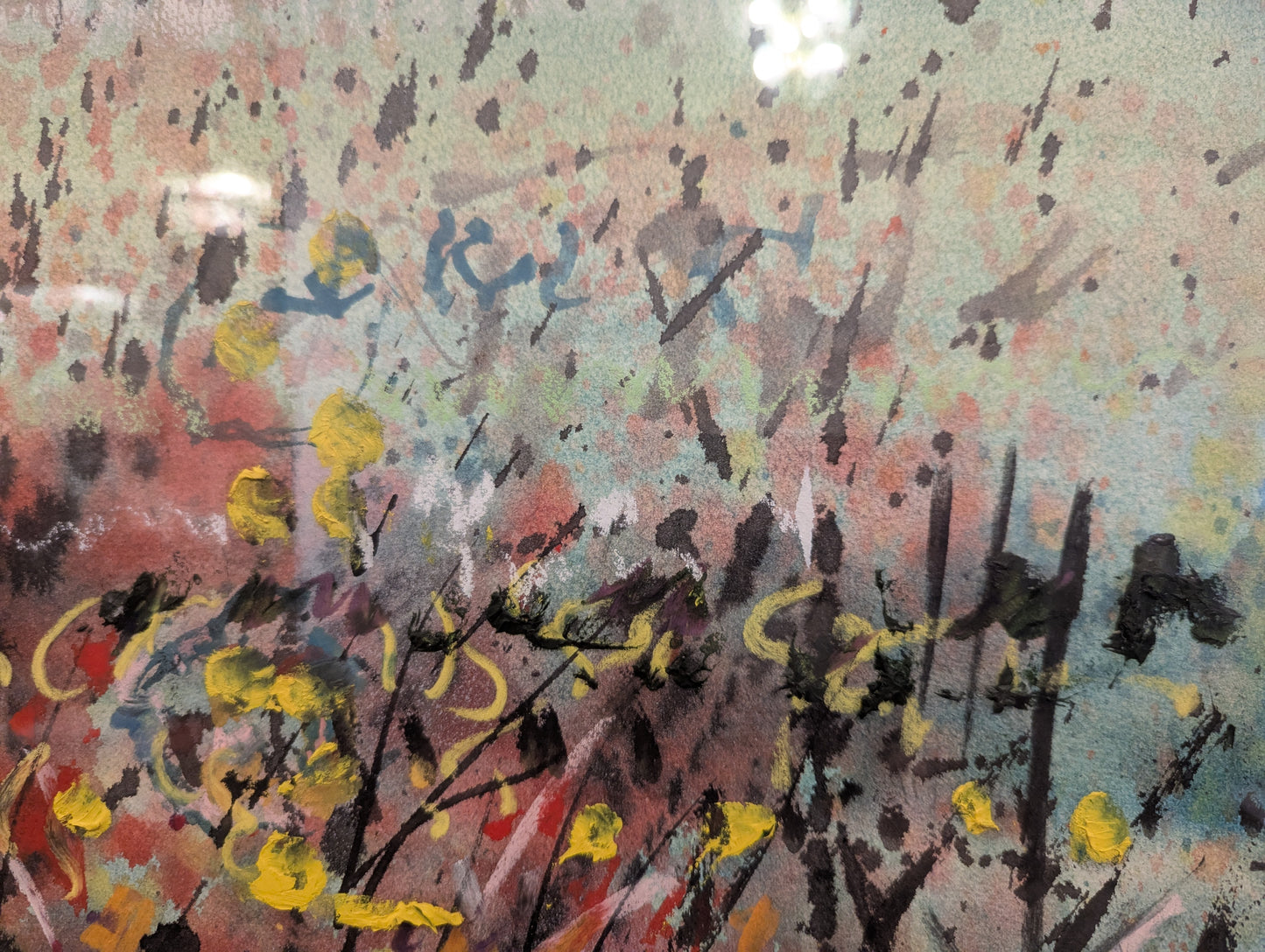 W. Carl Burger Painting "Beginning of floral Life"