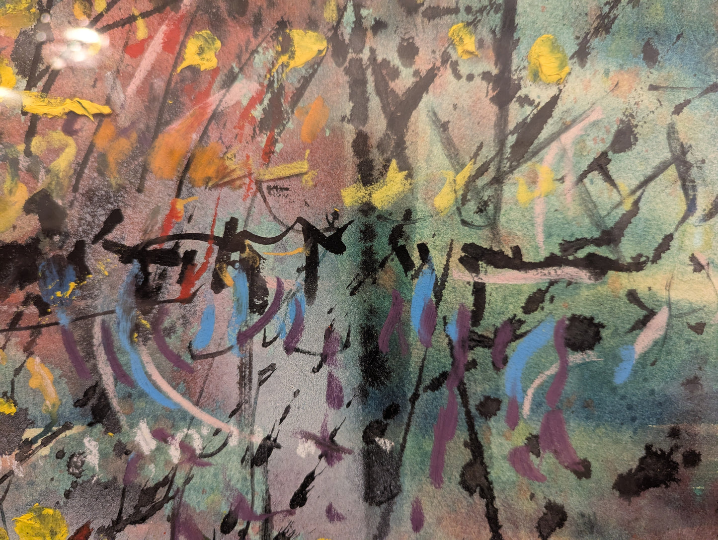 W. Carl Burger Painting "Beginning of floral Life"