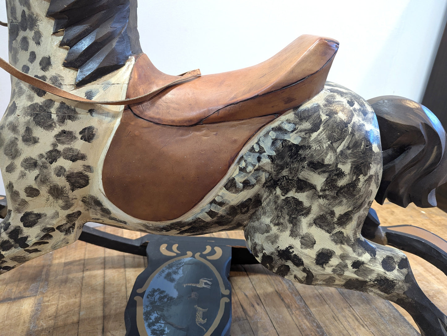 American Folk Art Rocking Horse