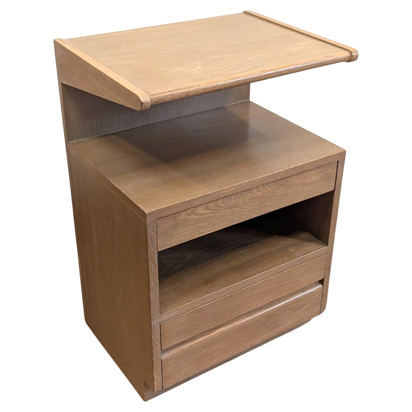 Mid Century Wedge Nightstand Side Table by Sligh