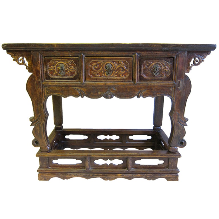 19th Century Chinese Altar Table