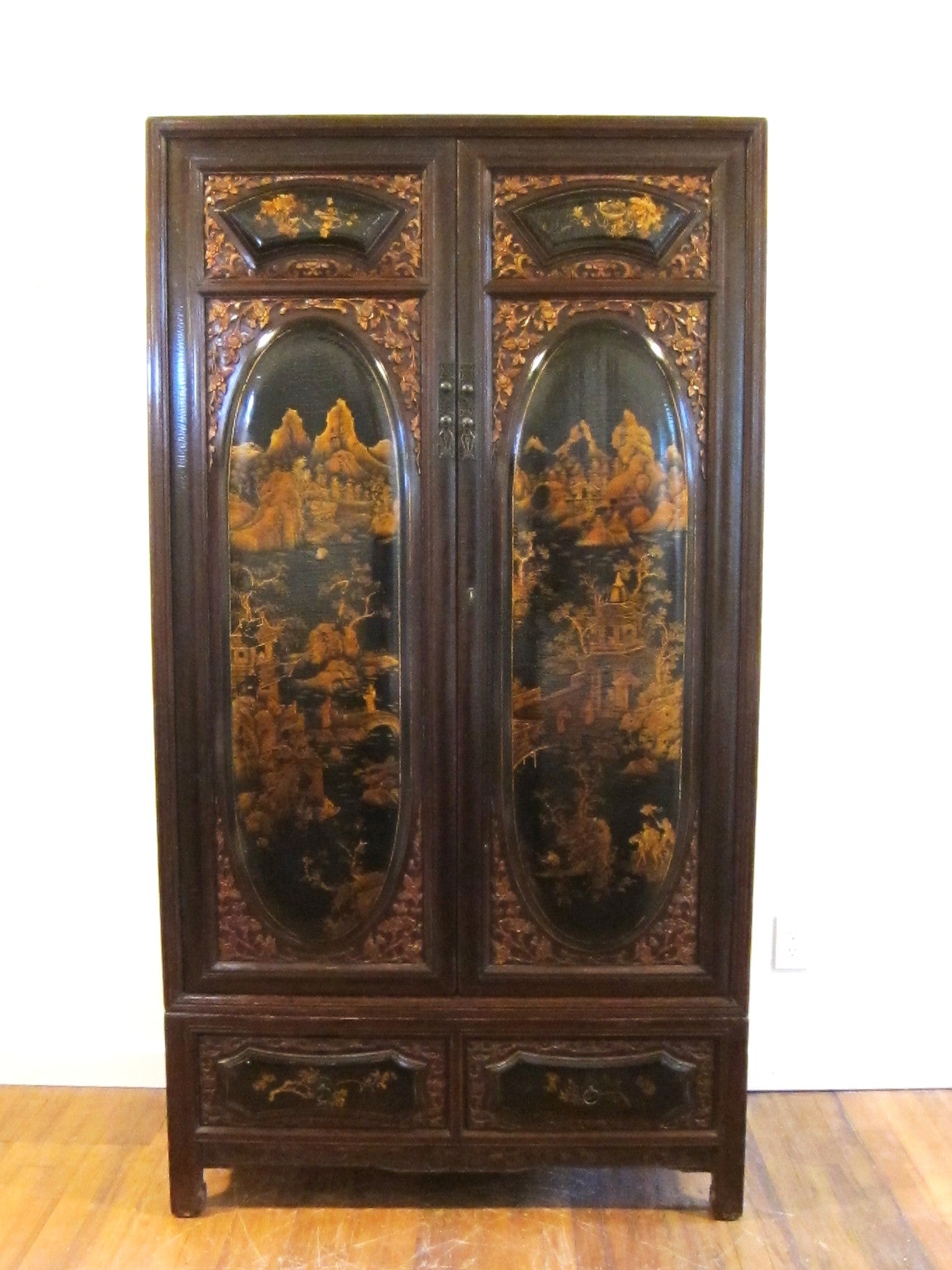 19th Century Qing Dynasty Wedding Cabinet