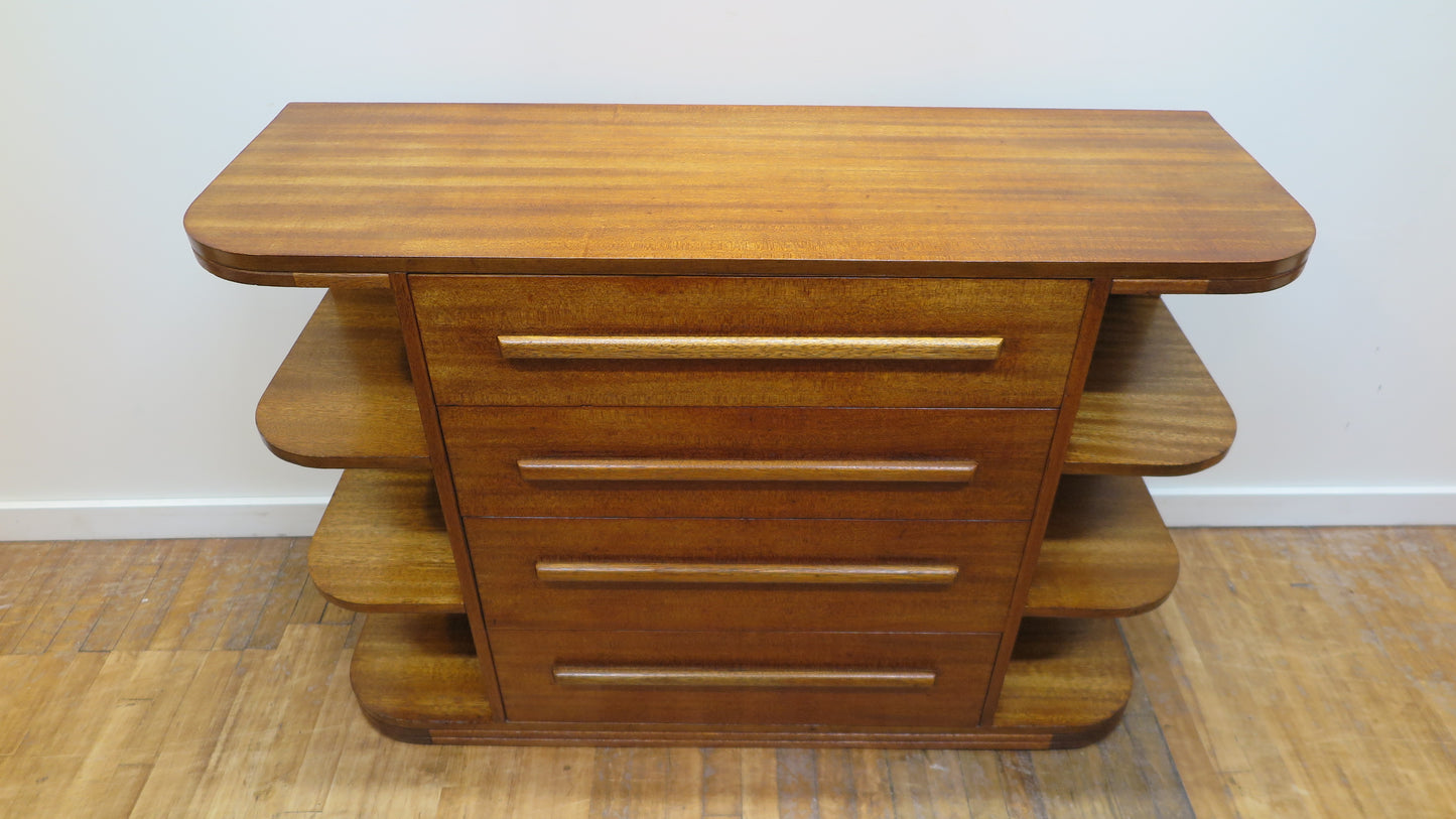 Mid Century Chest of Drawers with Secretary