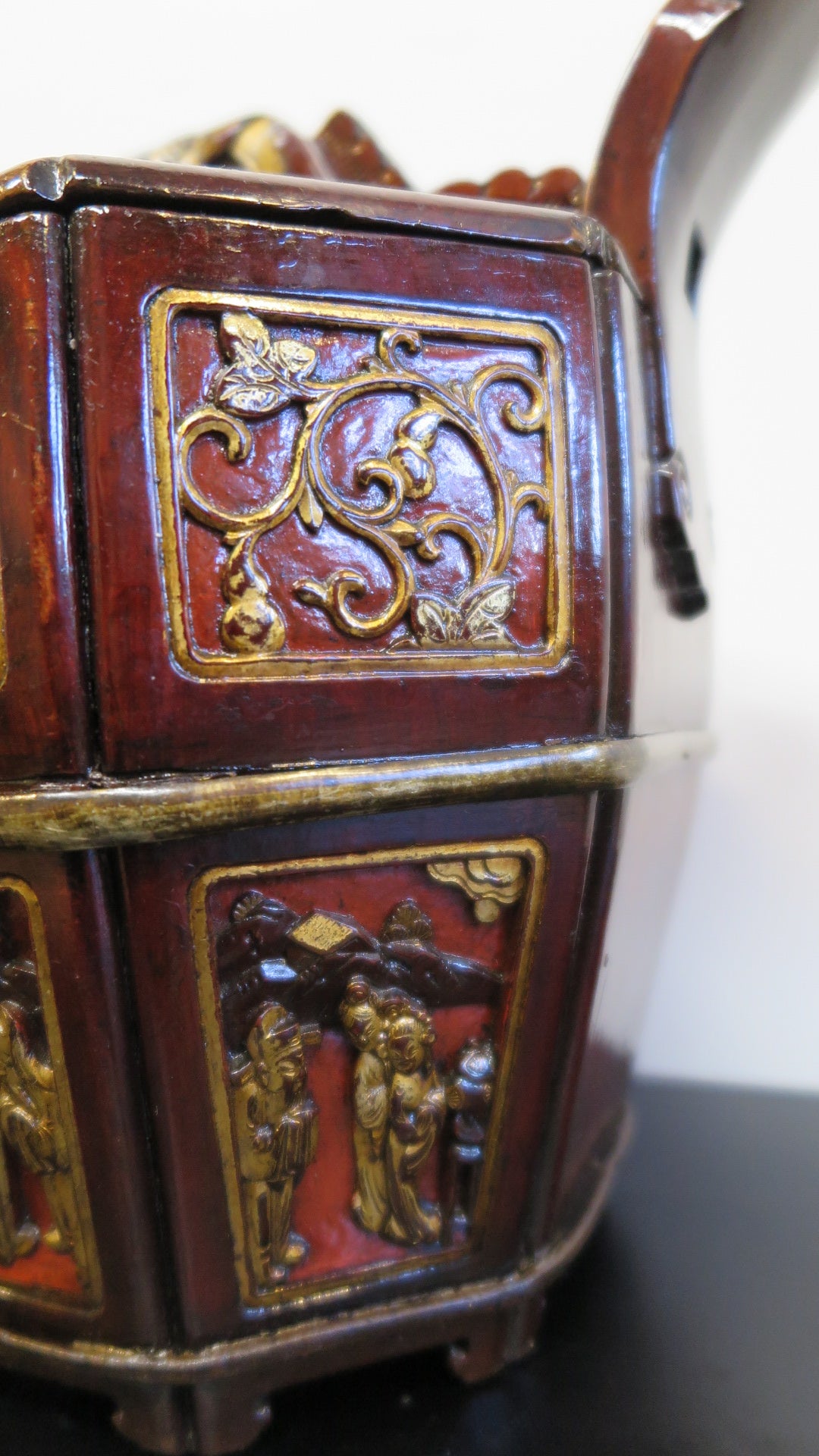 Antique Chinese Tea Pot Caddy