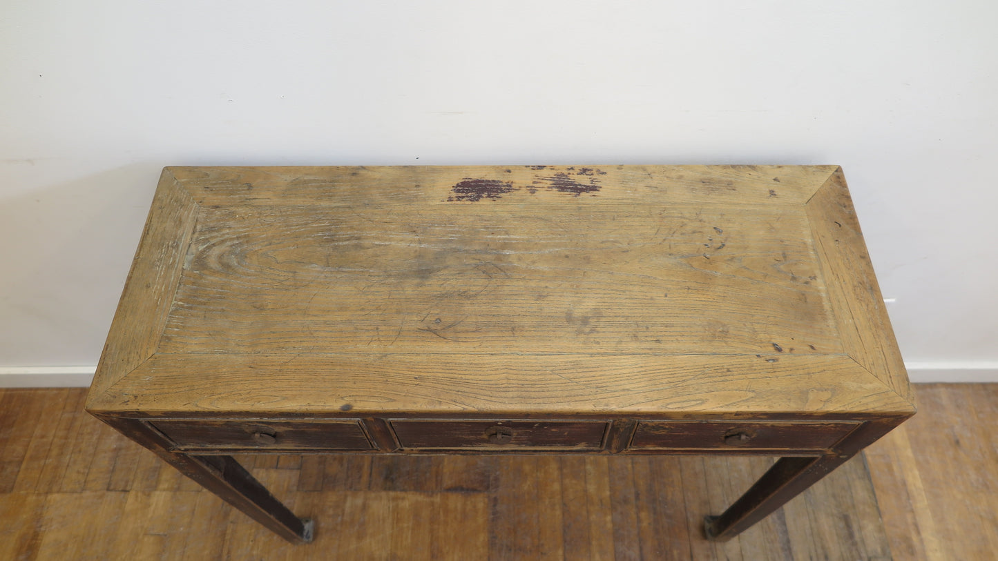 19th Century Rustic Chinese Console Table