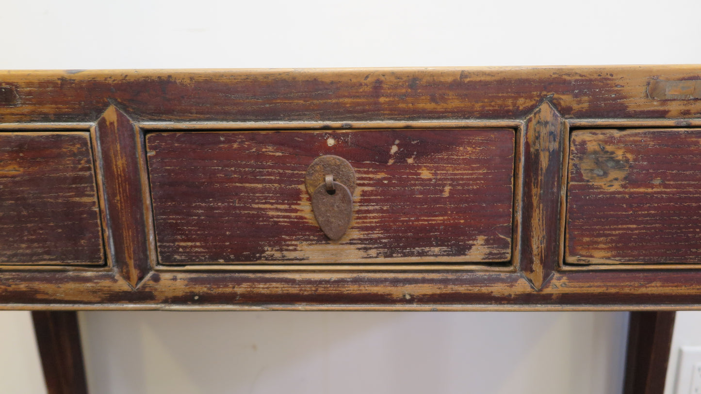 19th Century Rustic Chinese Console Table