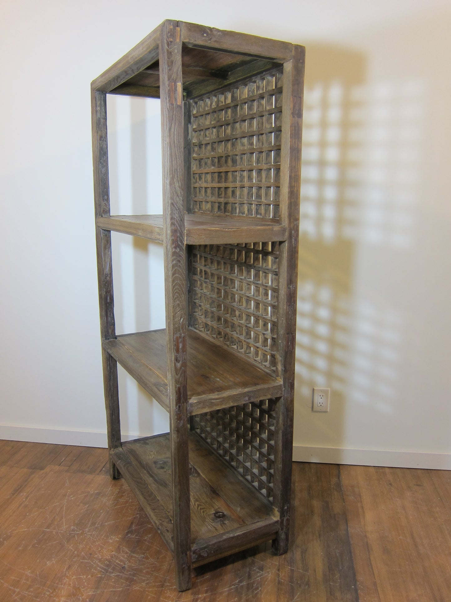 Antique Rustic Bookcase