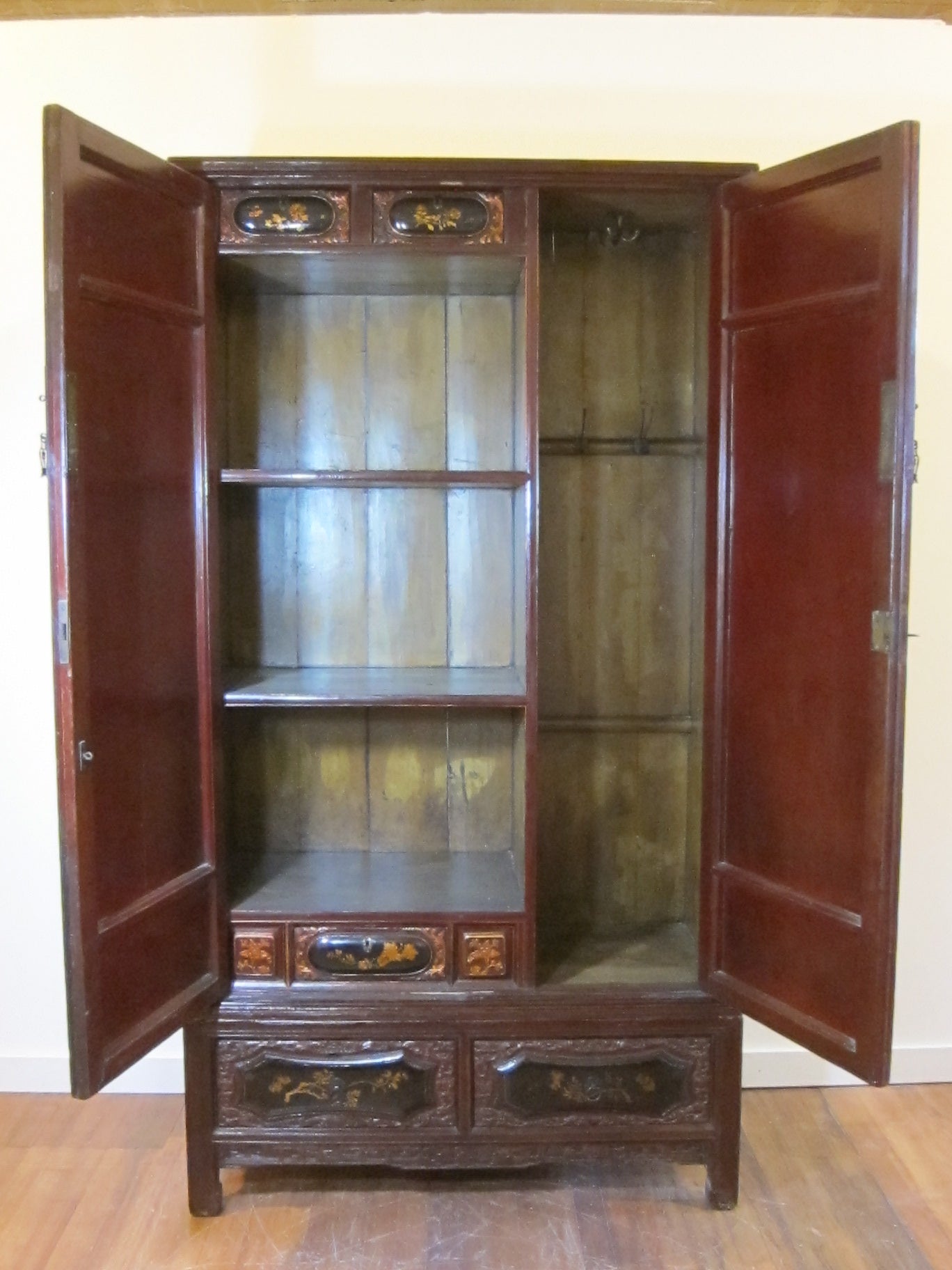 19th Century Qing Dynasty Wedding Cabinet