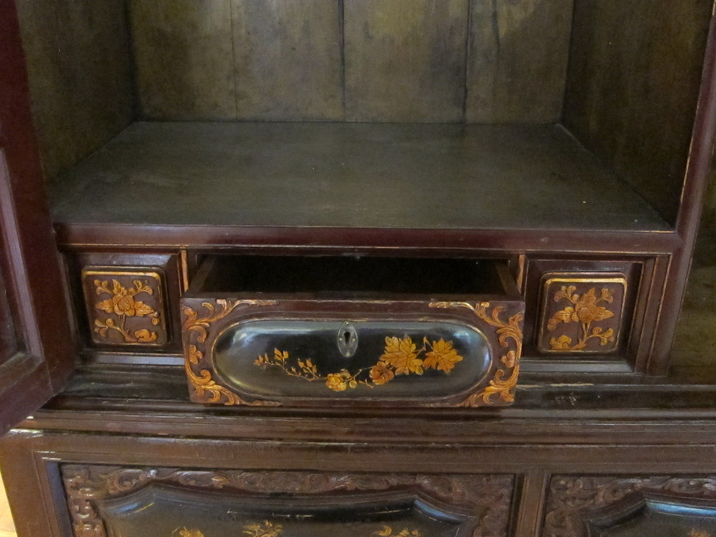 19th Century Qing Dynasty Wedding Cabinet