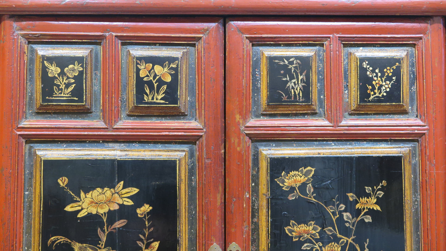 19th Century Tapered Chinese Cabinet