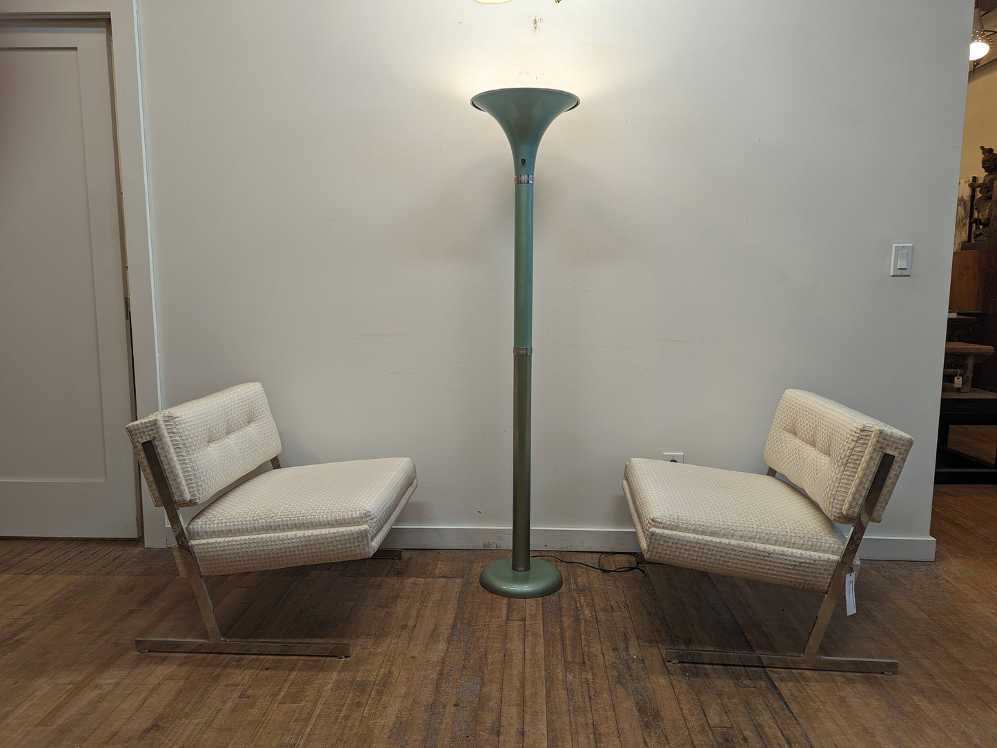 Mid Century Torch Floor Lamp