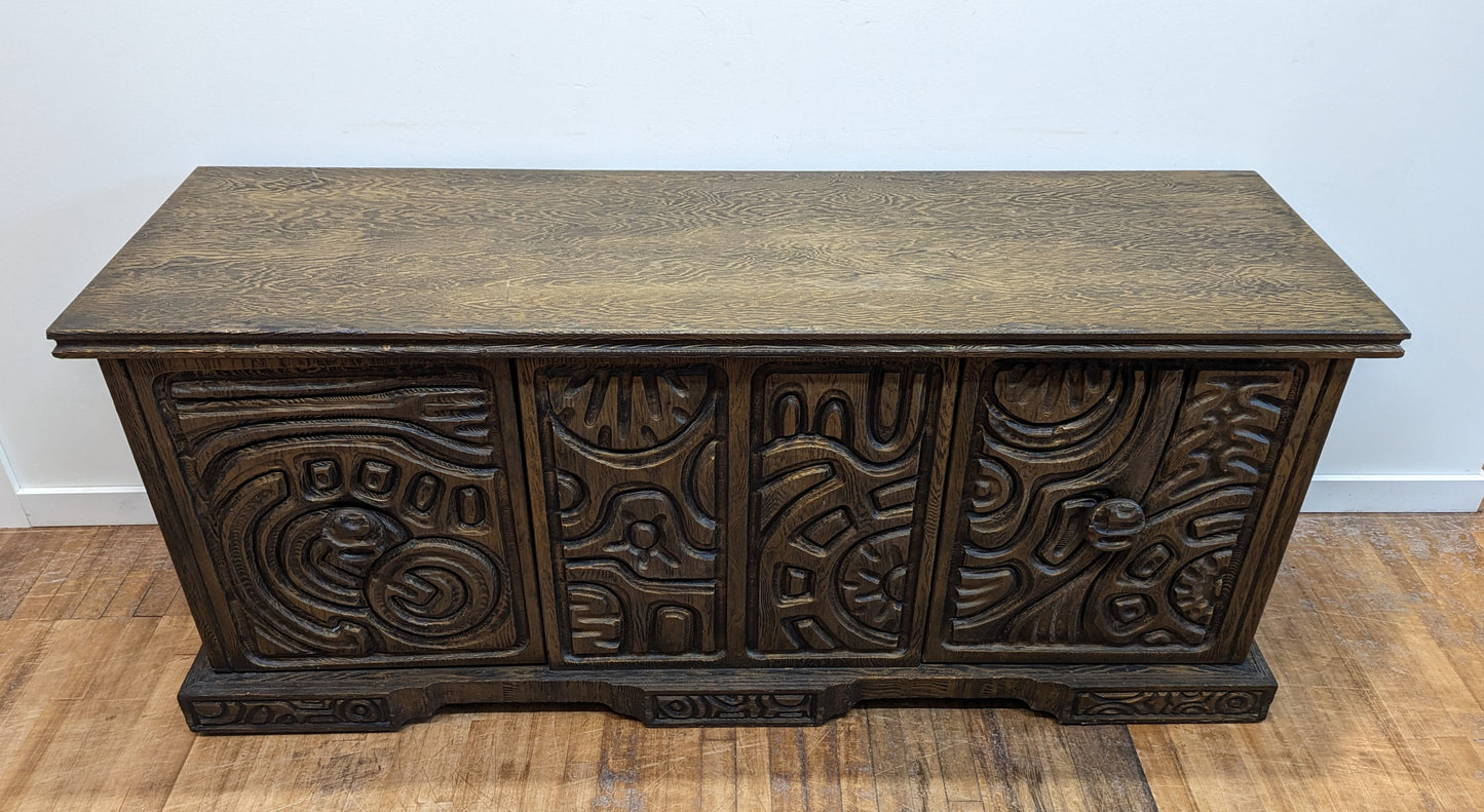 Brutalist Credenza Sideboard William Westenhaver Witco