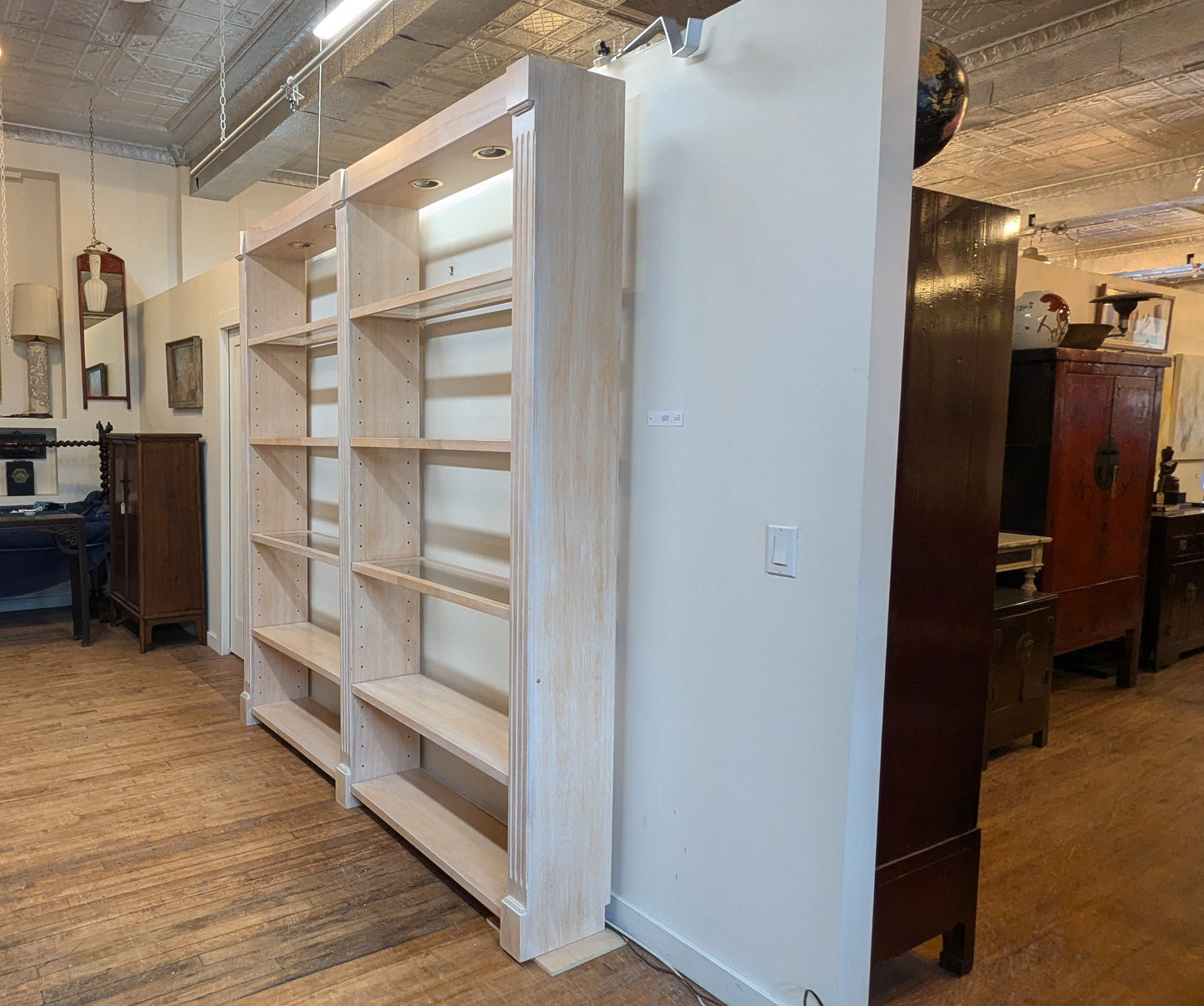 Cerused Bookcase