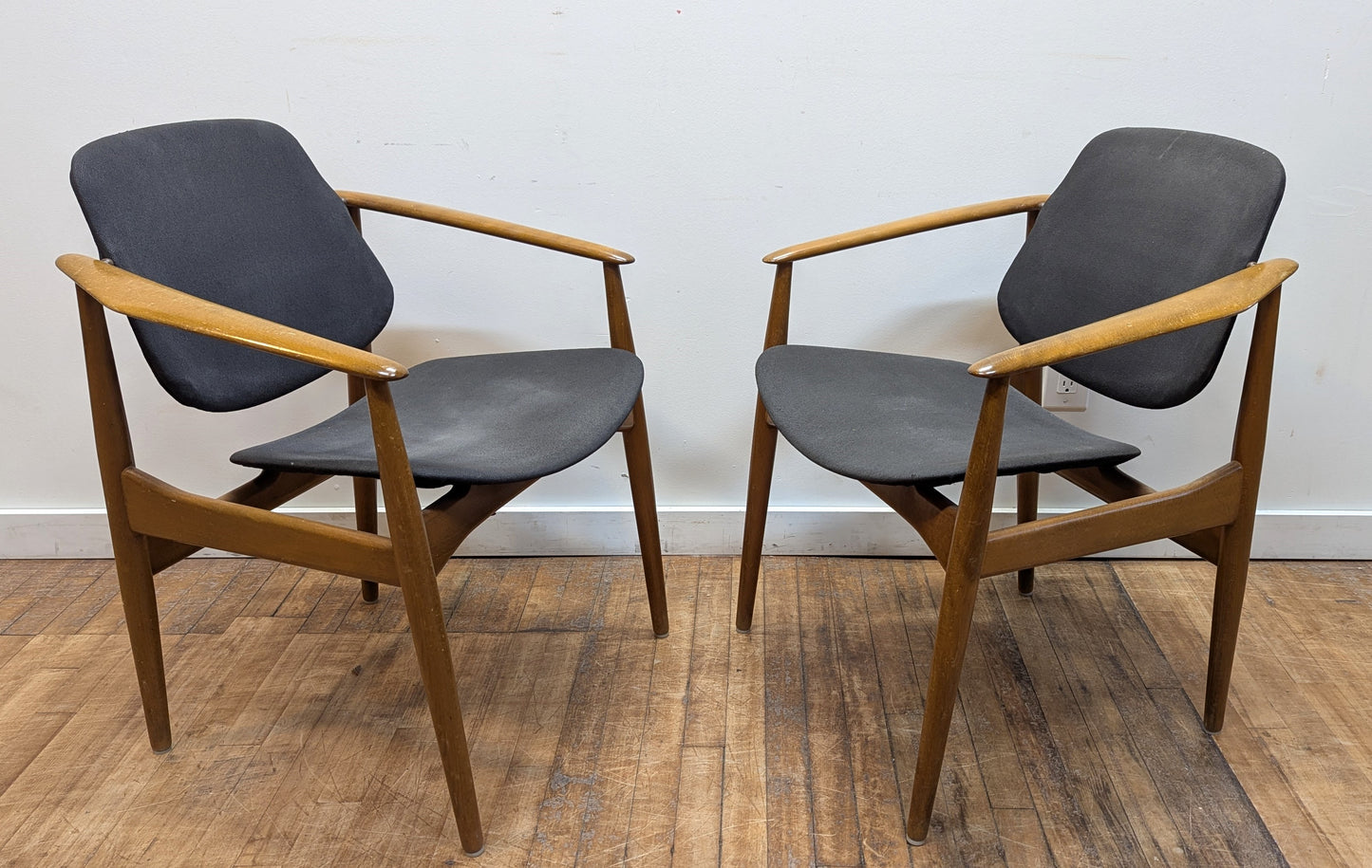 Arne Vodder Armchairs for France & Daverkosen