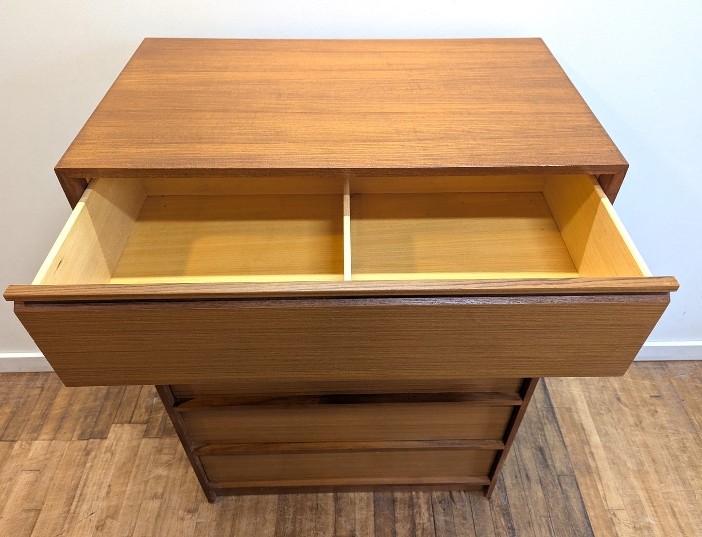 Danish Mid Century Modern Teak Dresser