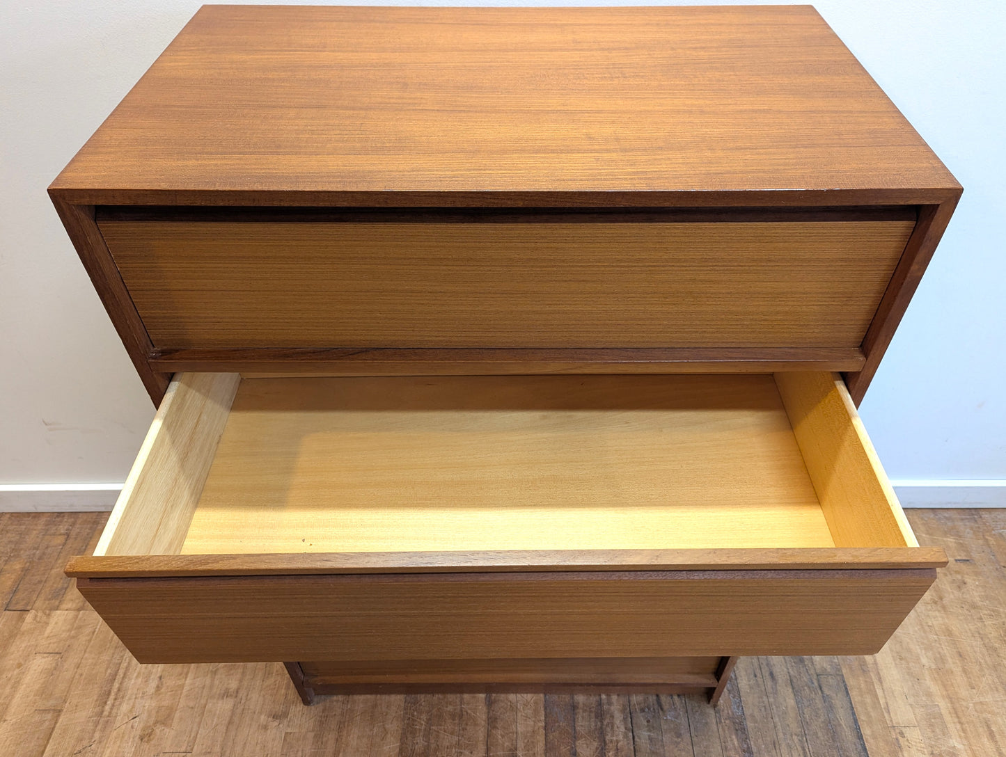 Danish Mid Century Modern Teak Dresser