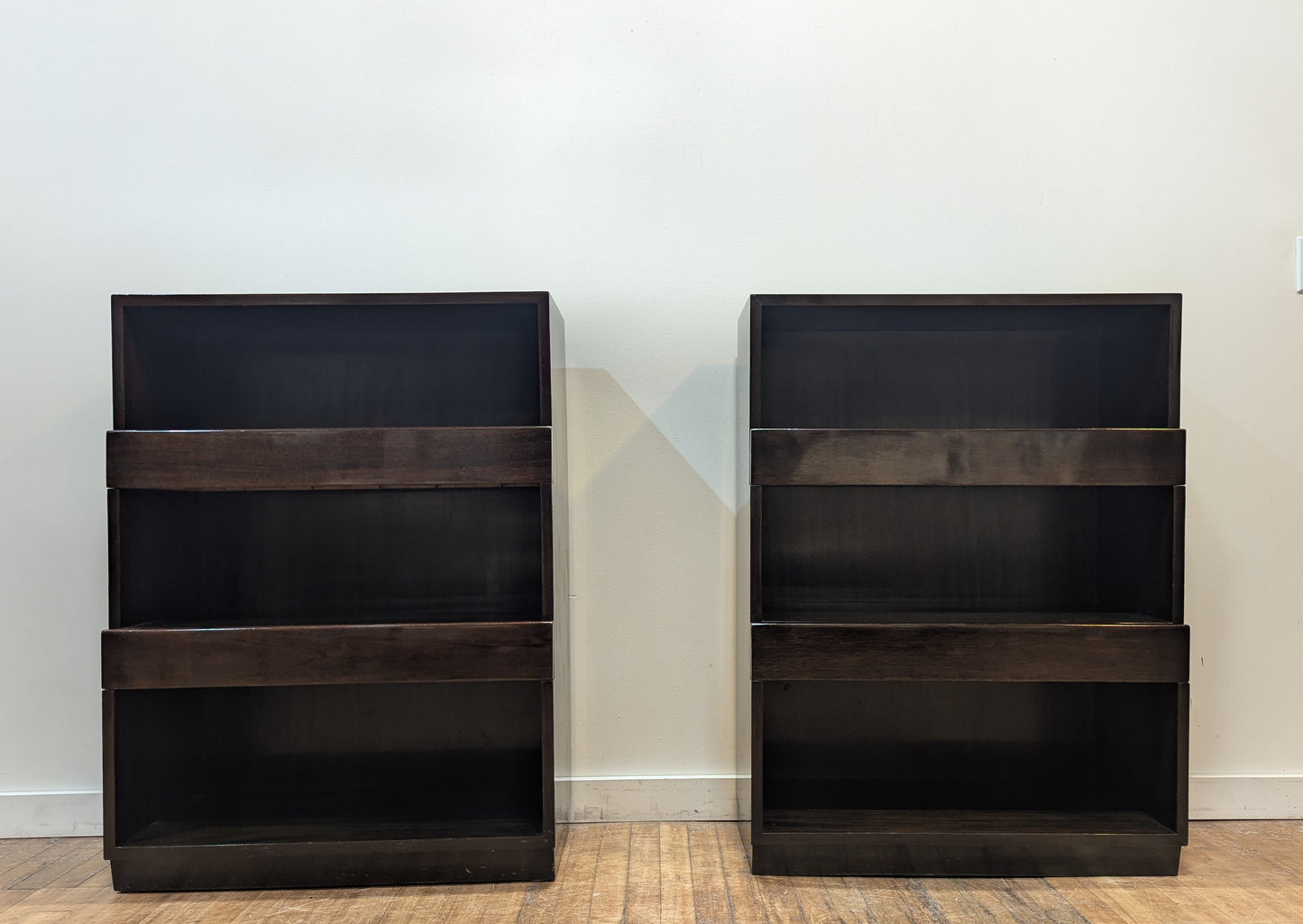 Pair Dunbar Stepped Bookcases Edward Wormely