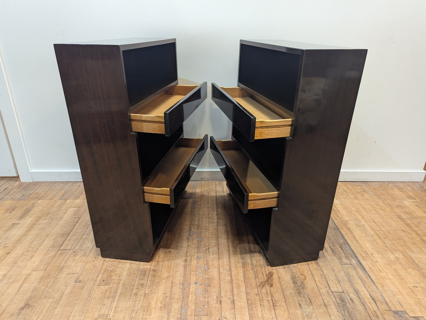 Pair Dunbar Stepped Bookcases Edward Wormely