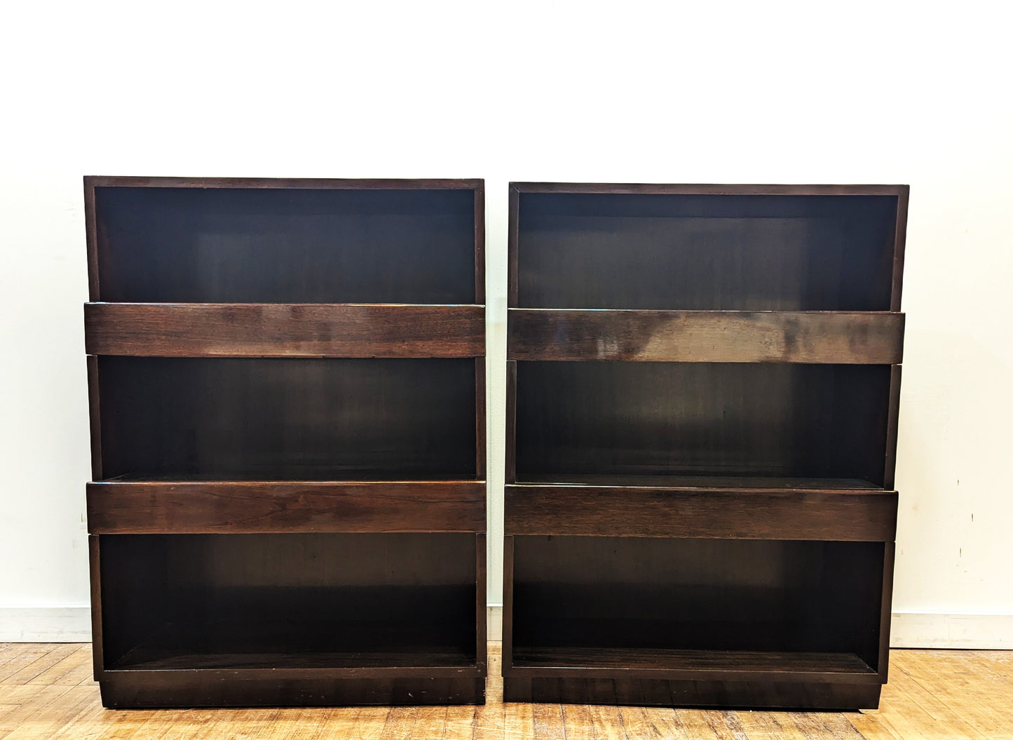 Pair Dunbar Stepped Bookcases Edward Wormely