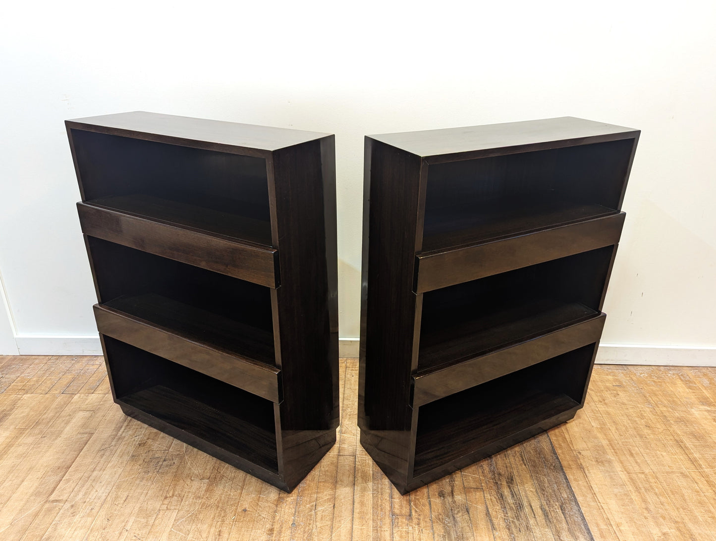 Pair Dunbar Stepped Bookcases Edward Wormely