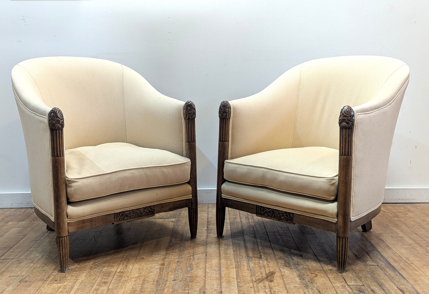 French Art Deco Tub Club Chairs