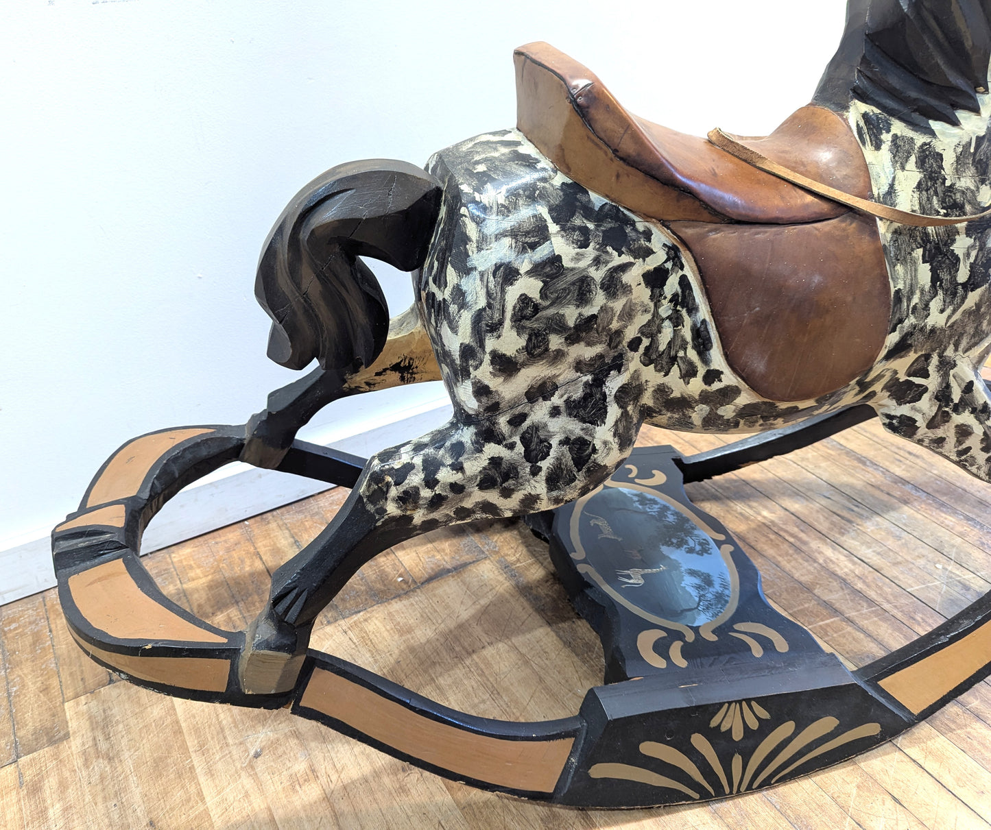 American Folk Art Rocking Horse