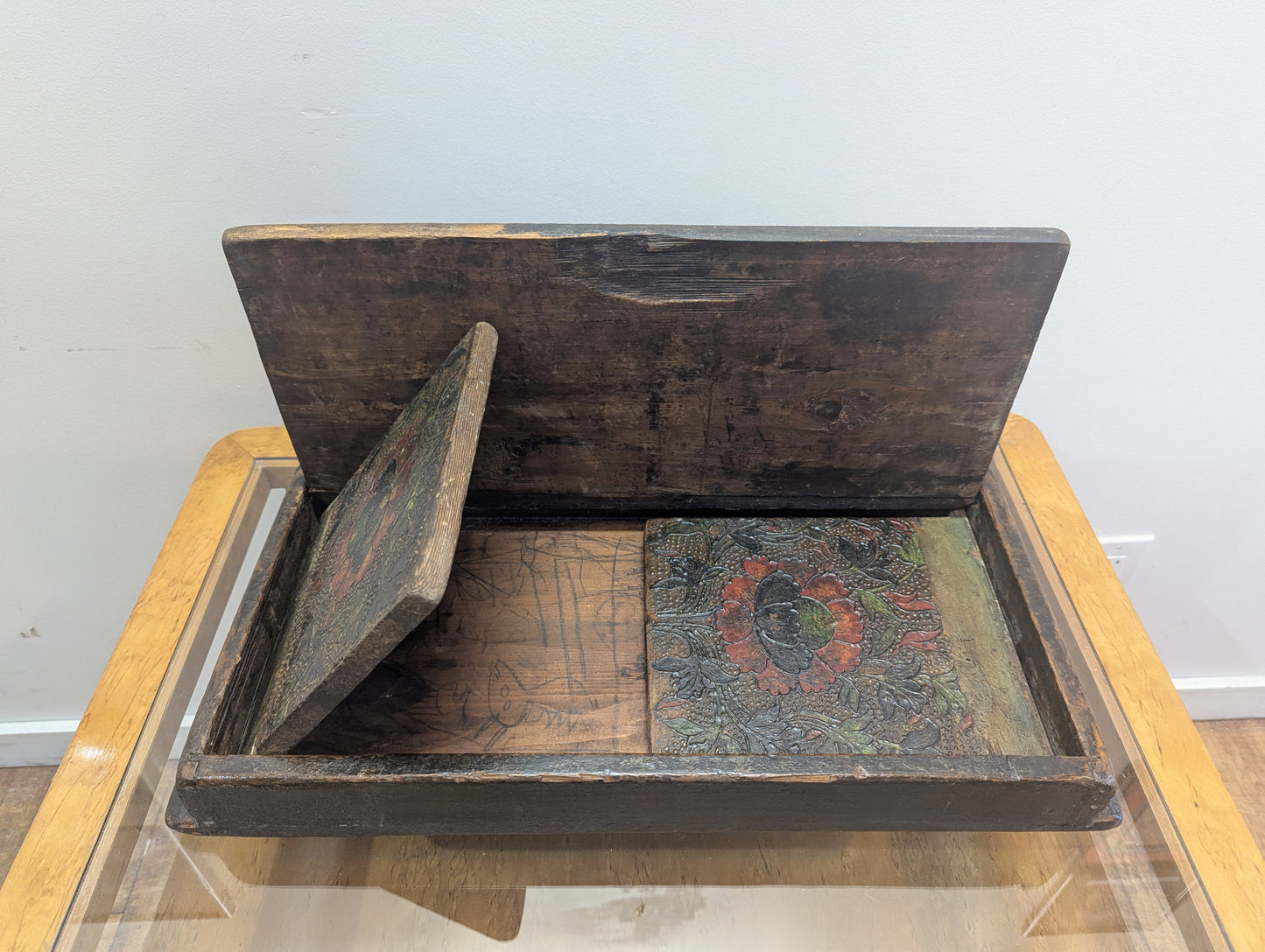 Antique Tibetan Folding Table Tepchog